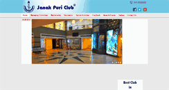 Desktop Screenshot of janakpuriclub.com